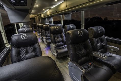 first class red coach bus